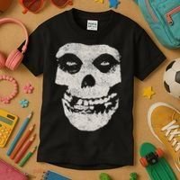 Distressed Skull Kids T-Shirt thumb 3