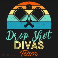 Drop Shot Divas Funny Pickleball Team Cool Gift Doggie Tank thumb 4