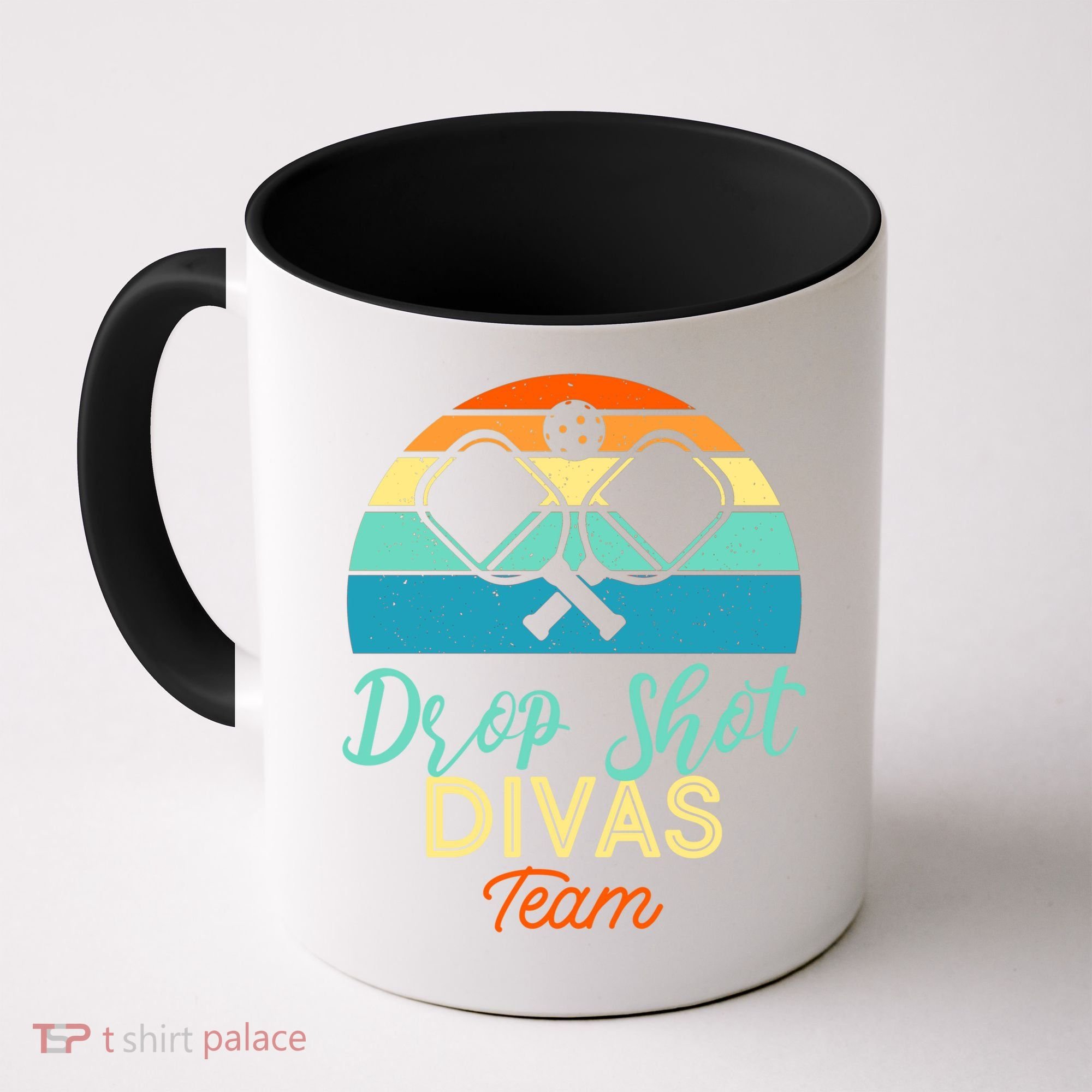 Drop Shot Divas Funny Pickleball Team Cool Gift Coffee Mug