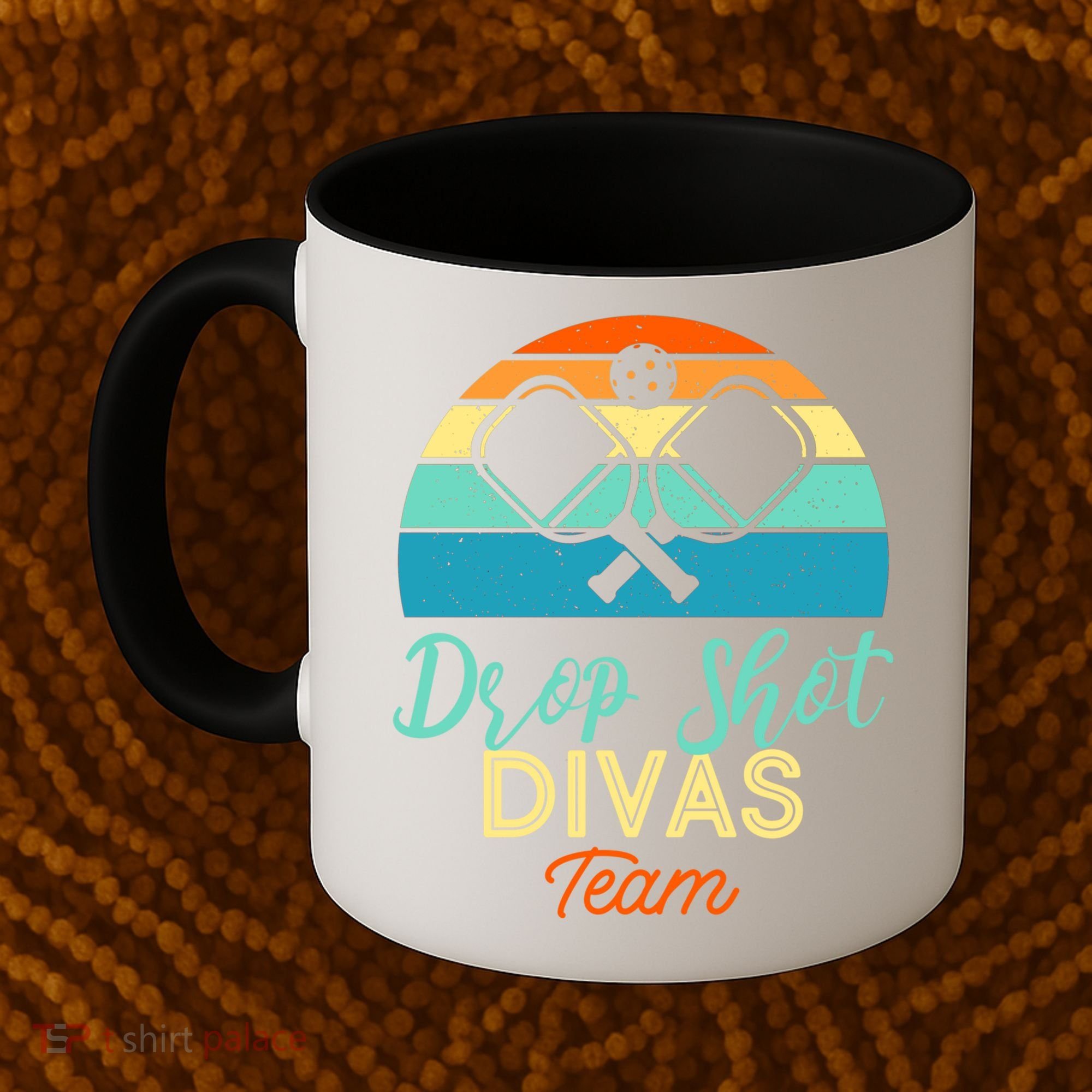 Drop Shot Divas Funny Pickleball Team Cool Gift Coffee Mug