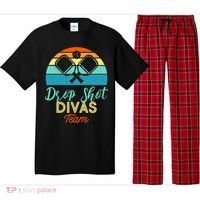 Drop Shot Divas Funny Pickleball Team Cool Gift Pajama Set thumb 0