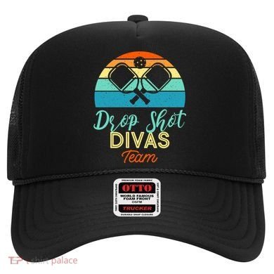 Drop Shot Divas Funny Pickleball Team Cool Gift Hat