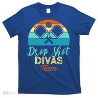 Drop Shot Divas Funny Pickleball Team Cool Gift T-Shirt thumb 0