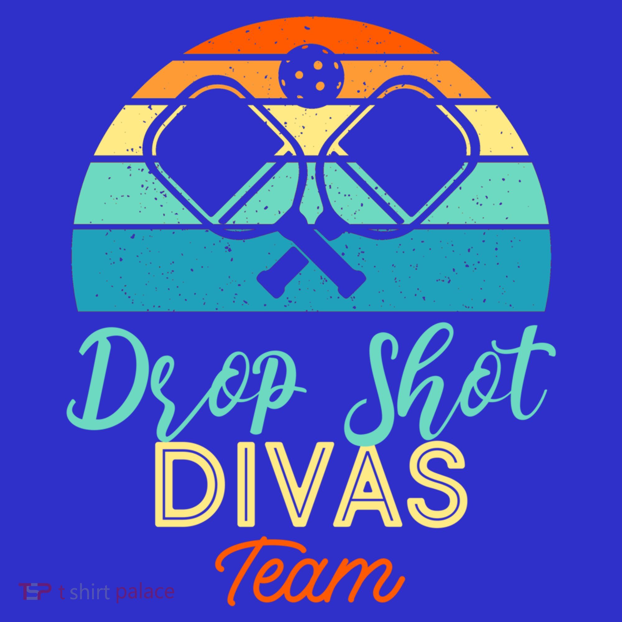 Drop Shot Divas Funny Pickleball Team Cool Gift Visor
