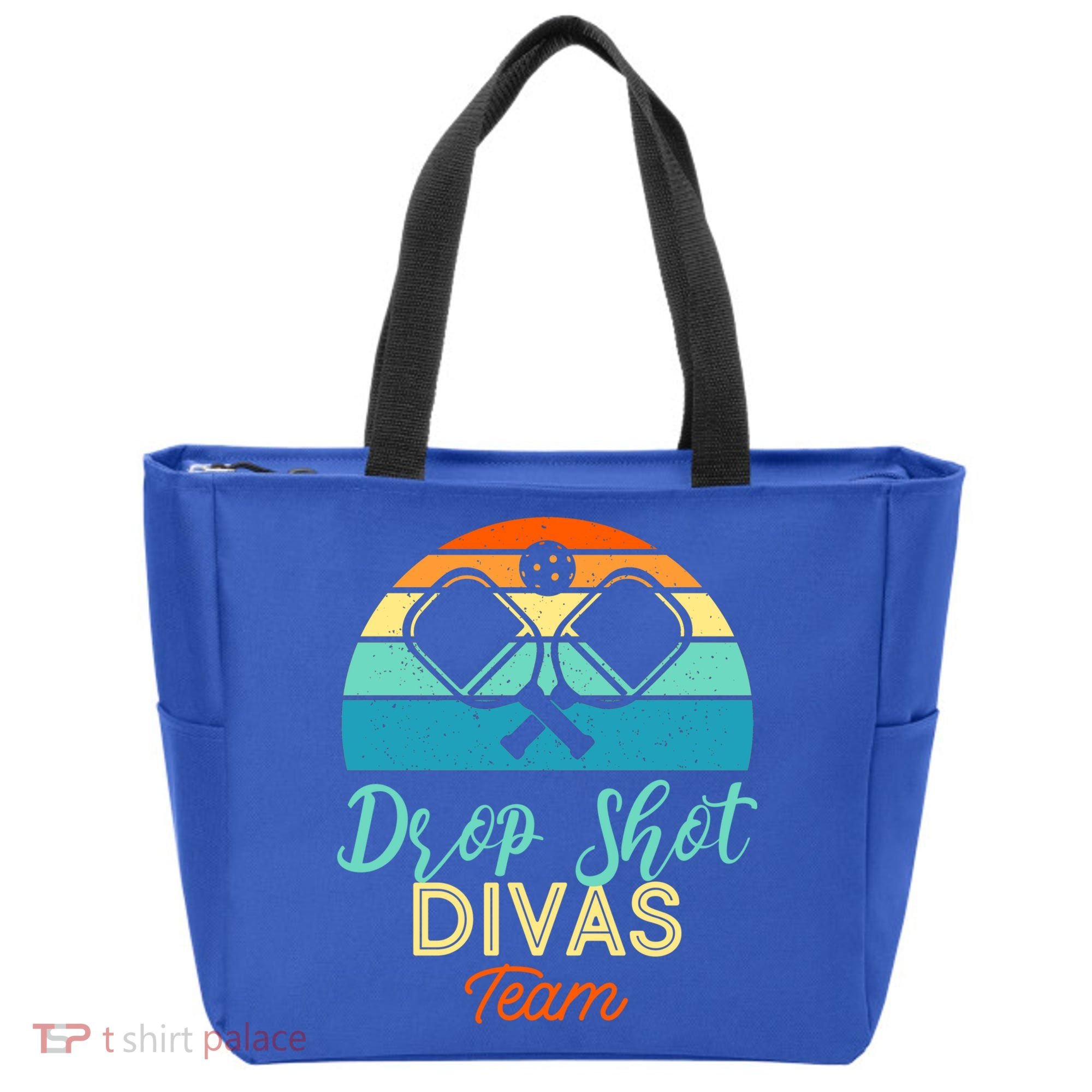 Drop Shot Divas Funny Pickleball Team Cool Gift Tote Bag