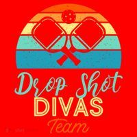 Drop Shot Divas Funny Pickleball Team Cool Gift Santa Hat thumb 1