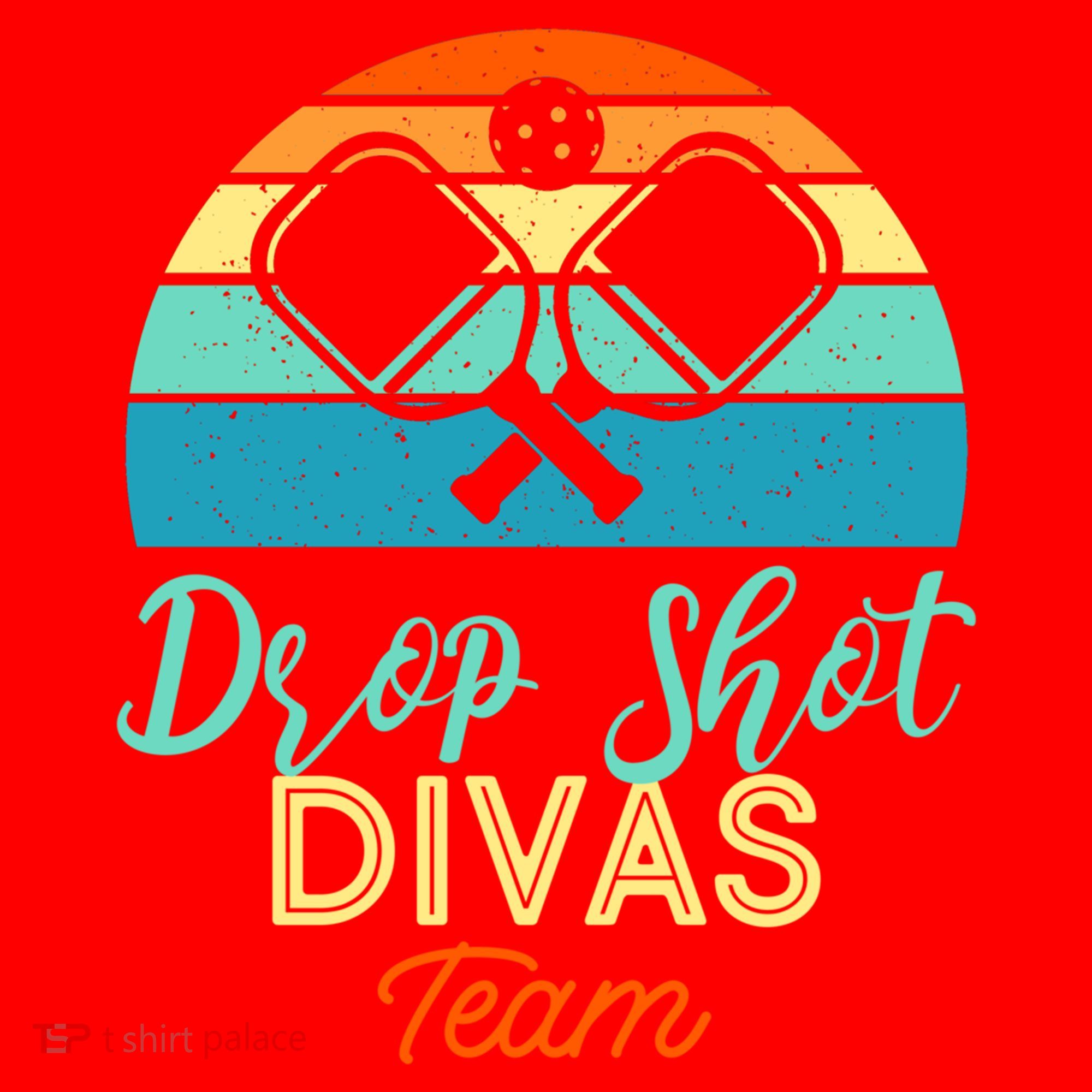 Drop Shot Divas Funny Pickleball Team Cool Gift Santa Hat
