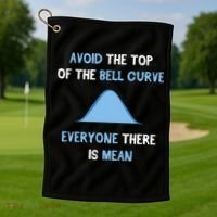 Data Scientist Engineer Statistics Modelling Data Sciene Golf Towel thumb 1