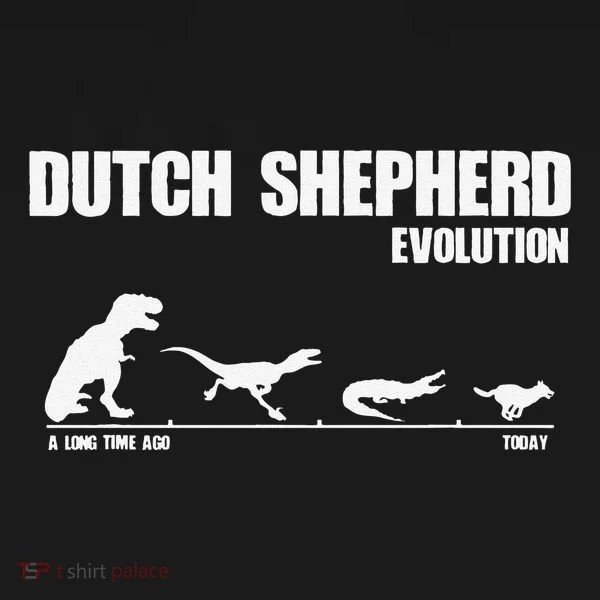 Dutch Shepherd Evolution Funny Dinosaur Dutchie K9 Dog Bucket Hat