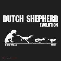 Dutch Shepherd Evolution Funny Dinosaur Dutchie K9 Dog Tumbler thumb 3