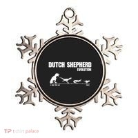 Dutch Shepherd Evolution Funny Dinosaur Dutchie K9 Dog Ornament thumb 0