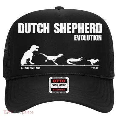 Dutch Shepherd Evolution Funny Dinosaur Dutchie K9 Dog Hat