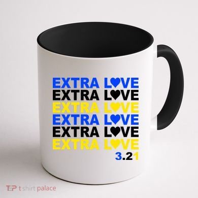 Down Syndrome Extra Love March 21st Coffee Mug back