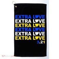 Down Syndrome Extra Love March 21st Golf Towel thumb 0