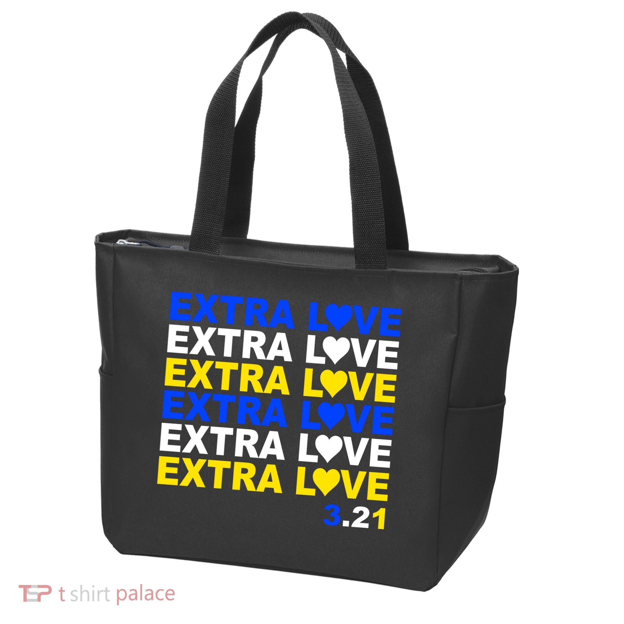 Down Syndrome Extra Love March 21st Tote Bag