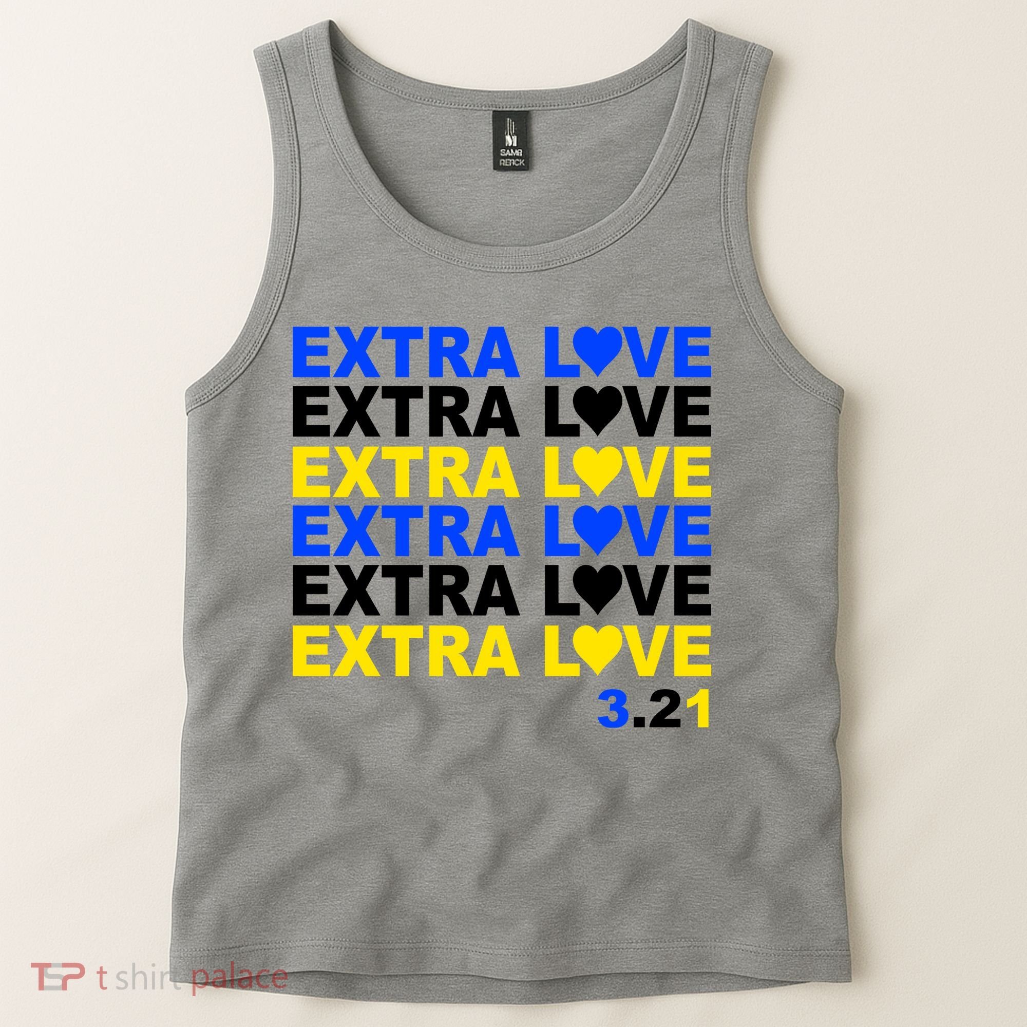 Down Syndrome Extra Love March 21st Tank Top