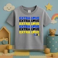 Down Syndrome Extra Love March 21st Toddler T-Shirt thumb 3