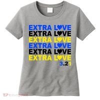 Down Syndrome Extra Love March 21st Women's T-Shirt thumb 0