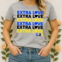 Down Syndrome Extra Love March 21st Women's T-Shirt thumb 2