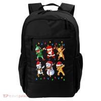 Dabbing Santa Elf Friends Christmas Funny Xmas Dab Backpack thumb 0