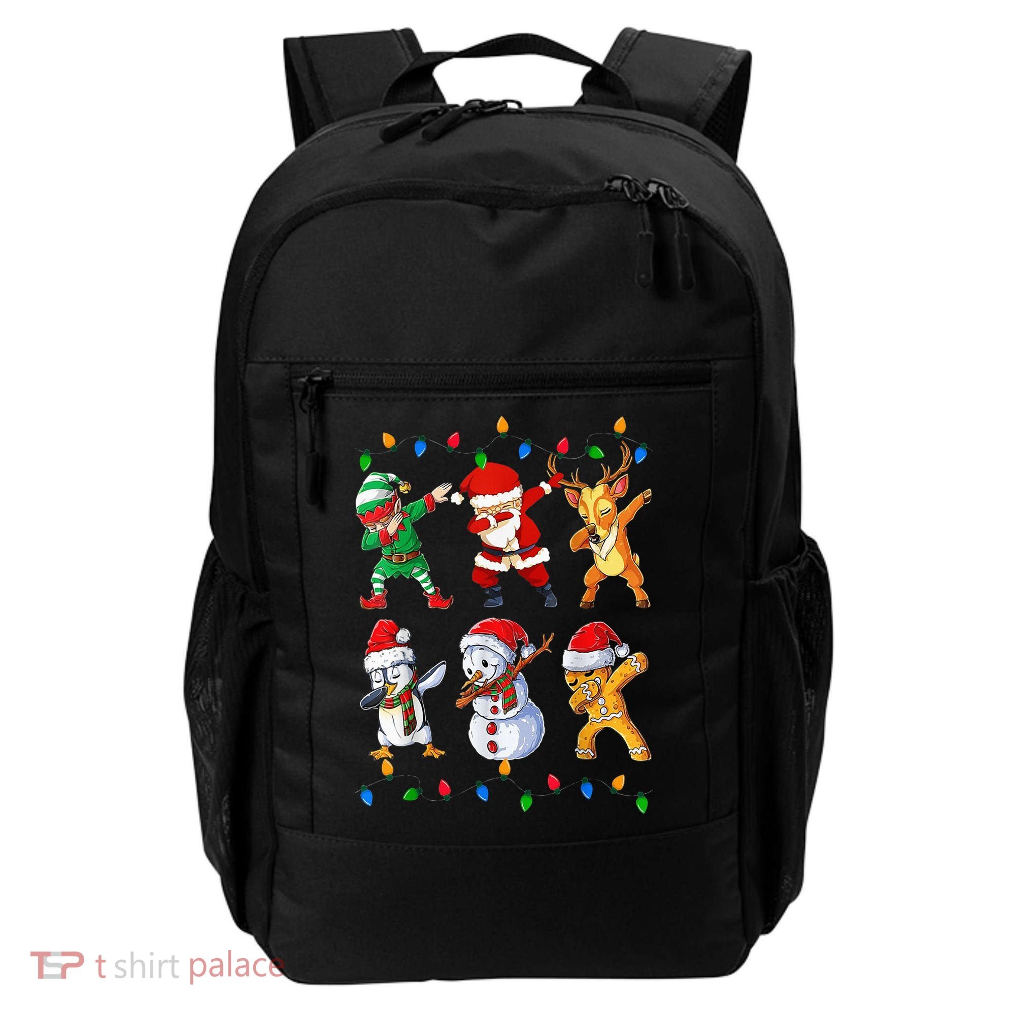 Dabbing Santa Elf Friends Christmas Funny Xmas Dab Backpack