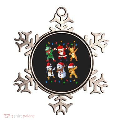 Dabbing Santa Elf Friends Christmas Funny Xmas Dab Ornament