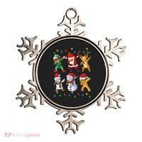 Dabbing Santa Elf Friends Christmas Funny Xmas Dab Ornament thumb 0