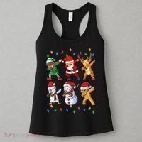 Dabbing Santa Elf Friends Christmas Funny Xmas Dab Women's Tank Top thumb 3