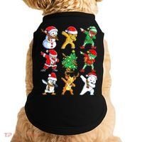 Dabbing Santa Elf Friends Ugly Xmas Sweater Dab Boys Doggie Tank thumb 0