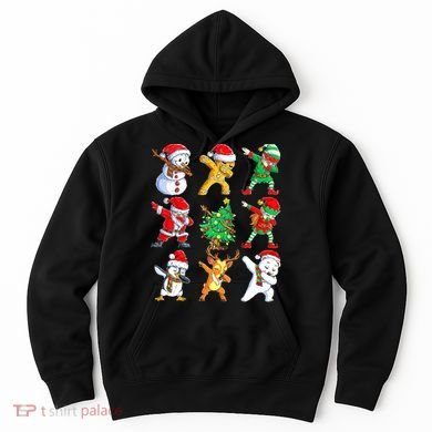 Dabbing Santa Elf Friends Ugly Xmas Sweater Dab Boys Hoodie