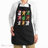 Dabbing Santa Elf Friends Ugly Xmas Sweater Dab Boys Apron thumb 2