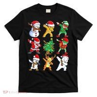 Dabbing Santa Elf Friends Ugly Xmas Sweater Dab Boys T-Shirt thumb 0