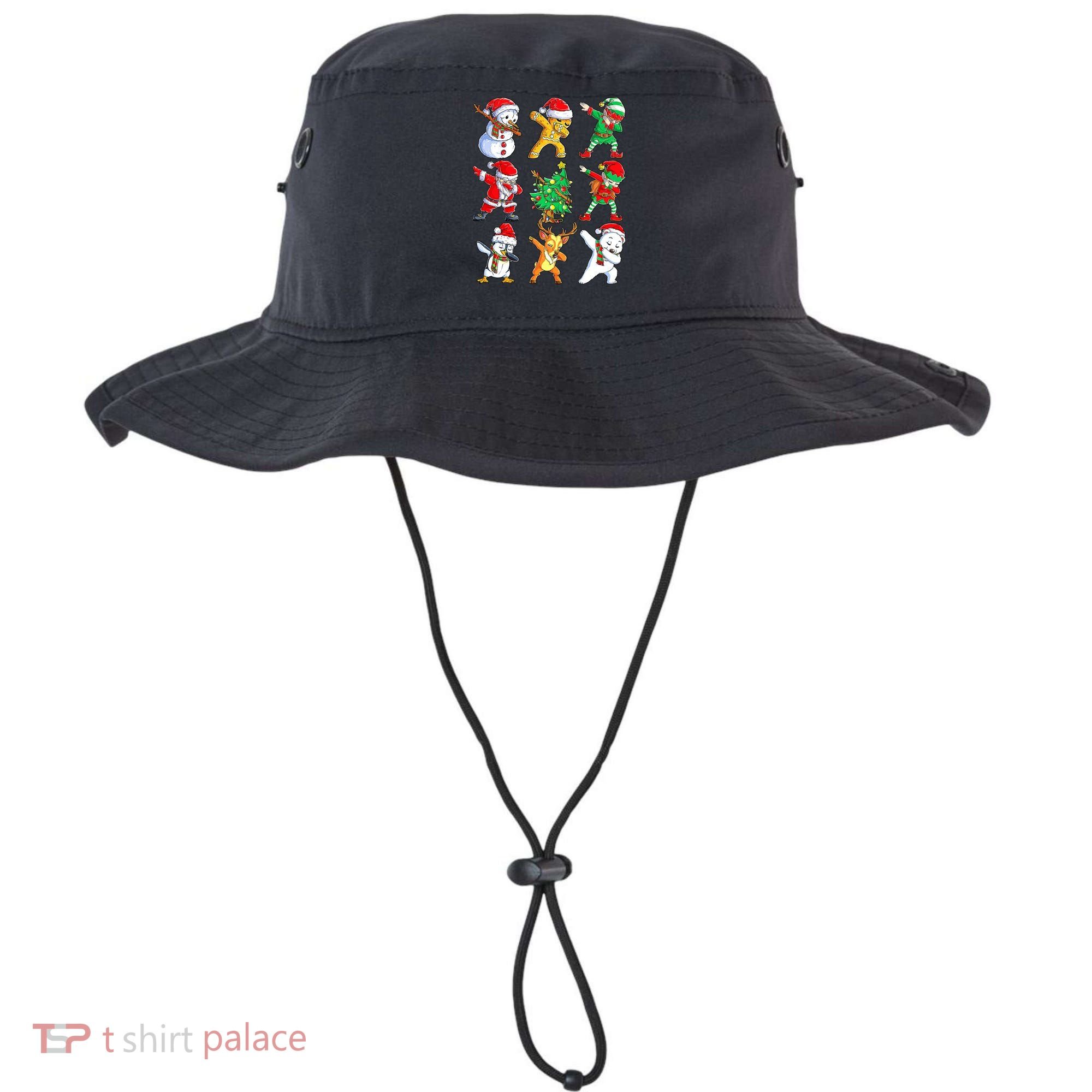 Dabbing Santa Elf Friends Ugly Xmas Sweater Dab Boys Bucket Hat