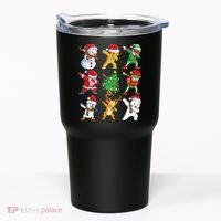 Dabbing Santa Elf Friends Ugly Xmas Sweater Dab Boys Tumbler thumb 0