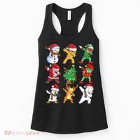 Dabbing Santa Elf Friends Ugly Xmas Sweater Dab Boys Women's Tank Top thumb 0