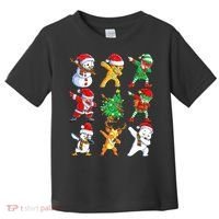Dabbing Santa Elf Friends Ugly Xmas Sweater Dab Boys Toddler T-Shirt thumb 0