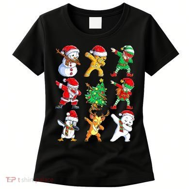 Dabbing Santa Elf Friends Ugly Xmas Sweater Dab Boys Women's T-Shirt