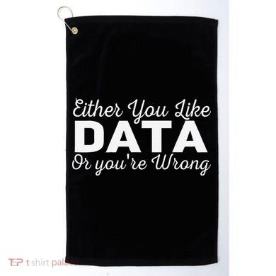 Data Science Engineer Statistics Analyst Finance Researchers Golf Towel