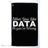 Data Science Engineer Statistics Analyst Finance Researchers Golf Towel thumb 0