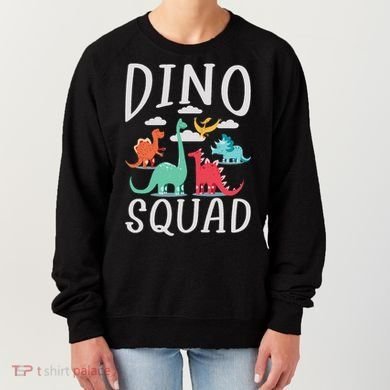 Dino Squad Fossils Dinsosaur Women's Sweatshirt