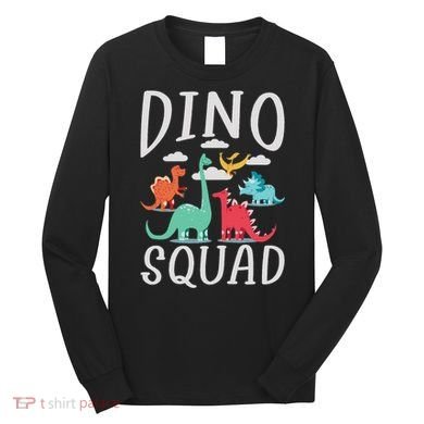 Dino Squad Fossils Dinsosaur Long Sleeve Shirt