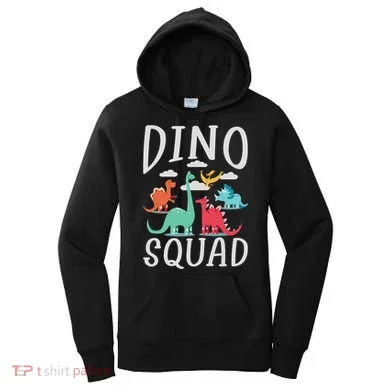 Dino Squad Fossils Dinsosaur Women's Hoodie
