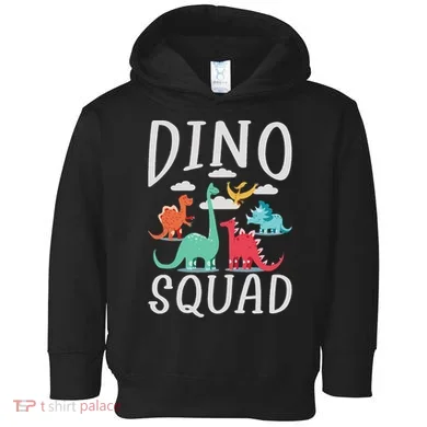 Dino Squad Fossils Dinsosaur Toddler Hoodie