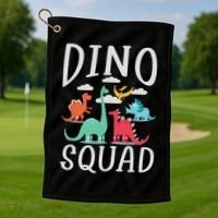 Dino Squad Fossils Dinsosaur Golf Towel thumb 1
