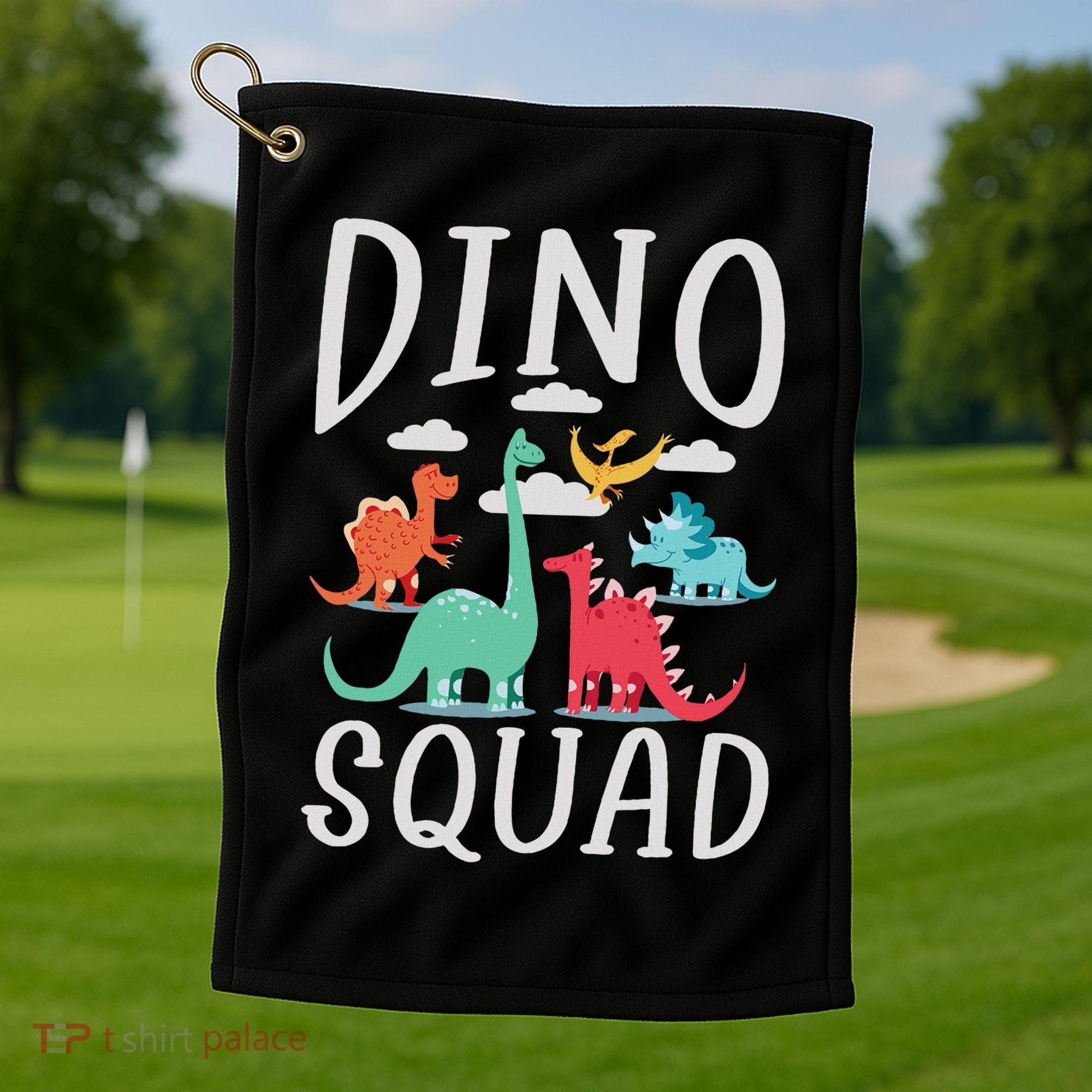 Dino Squad Fossils Dinsosaur Golf Towel
