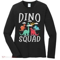 Dino Squad Fossils Dinsosaur Women's Long Sleeve Shirt thumb 0