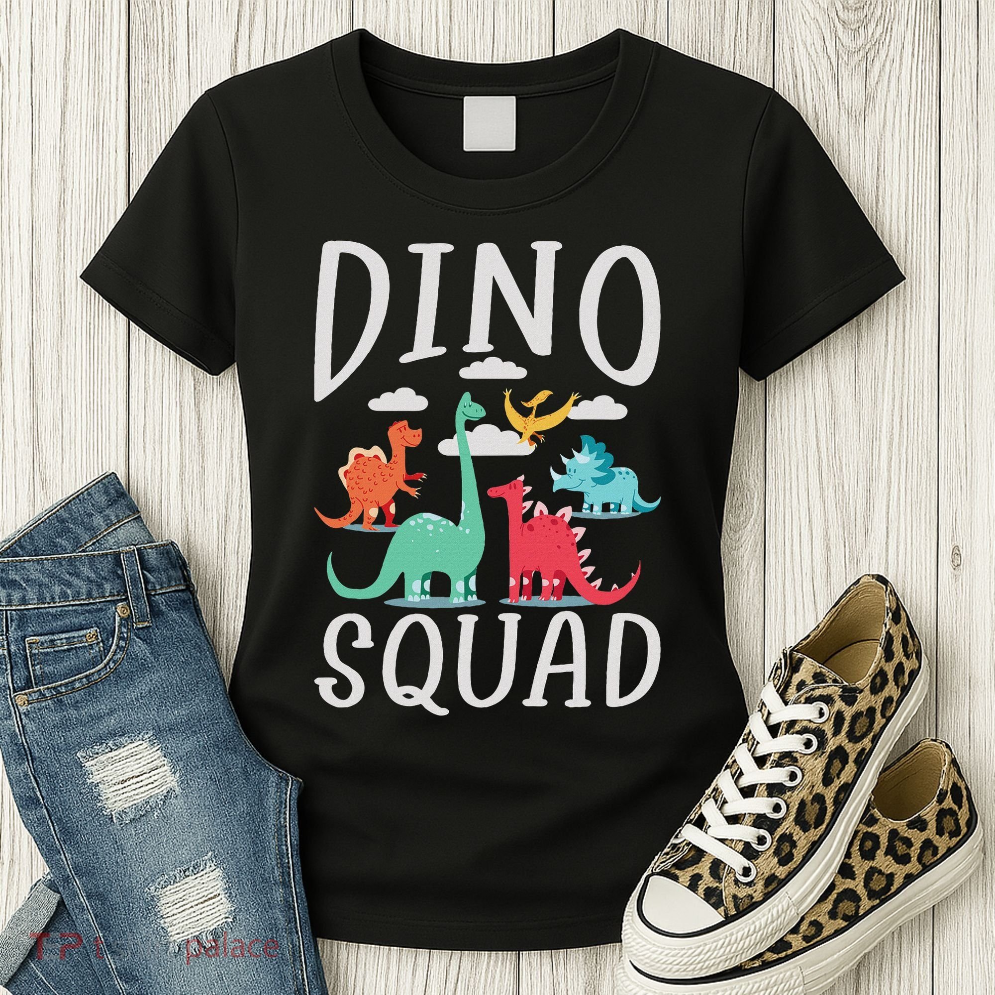 Dino Squad Fossils Dinsosaur Women's T-Shirt