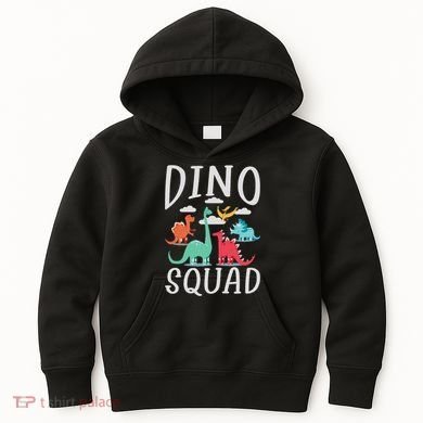Dino Squad Fossils Dinsosaur Kids Hoodie