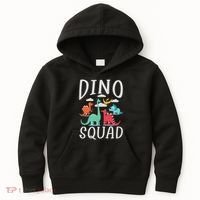Dino Squad Fossils Dinsosaur Kids Hoodie thumb 0