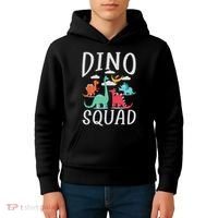 Dino Squad Fossils Dinsosaur Kids Hoodie thumb 4
